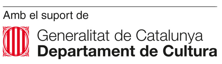 Amb el suport de la Generalitat de Catalunya, Departament de Cultura