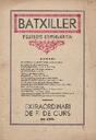 Batxiller, #21, 15/5/1934 [Issue]