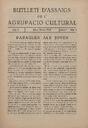 Butllet&iacute; d'Assaigs de l'Agrupaci&oacute; Cultural, n&uacute;m. 4, 1/1932 [Exemplar]