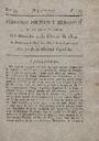 Periódico Político y Mercantil, n.º 33, 2/2/1814, página 1 [Página]