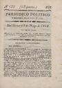 Periódico Político y Mercantil, #133, 13/5/1814 [Issue]