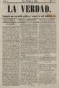 La Verdad, 19/7/1868 [Exemplar]