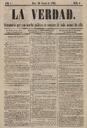La Verdad, 30/8/1868 [Exemplar]
