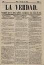 La Verdad, 6/9/1868 [Exemplar]