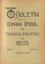 Boletín de la Cámara Oficial de Comercio e Industria de Reus, #2, 1/2/1915 [Issue]