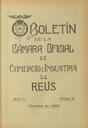 Boletín de la Cámara Oficial de Comercio e Industria de Reus, #8, 1/10/1915 [Issue]