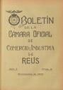 Boletín de la Cámara Oficial de Comercio e Industria de Reus, #9, 1/11/1915 [Issue]