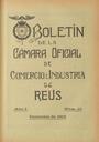Boletín de la Cámara Oficial de Comercio e Industria de Reus, #10, 1/12/1915 [Issue]