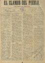 El Clamor del pueblo, n&uacute;m. 1, 1/9/1874 [Exemplar]