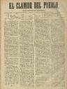 El Clamor del pueblo, n&uacute;m. 12, 15/9/1874 [Exemplar]