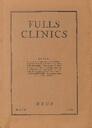 Fulles clíniques, núm. 1, 1/5/1935 [Exemplar]