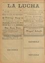 La Lucha : Semanario Republicano Radical, n&uacute;m. 5, 3/7/1910, p&agrave;gina&nbsp;4 [P&agrave;gina]