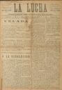 La Lucha : Semanario Republicano Radical, n&uacute;m. 9, 30/7/1910 [Exemplar]