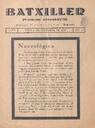 Batxiller, n.&ordm; 6, 16/11/1933 [Ejemplar]