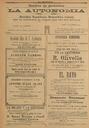 La Autonomía : periódico republicano democrático federal, núm. 11, 28/6/1890, pàgina 4 [Pàgina]