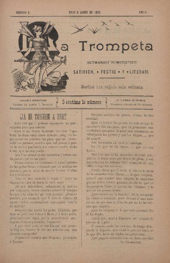 La Trompeta, n&uacute;m. 8, 6/1/1895 [Exemplar]