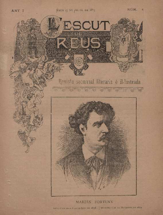 L'Escut de Reus, n&uacute;m. 6, 15/7/1893 [Exemplar]