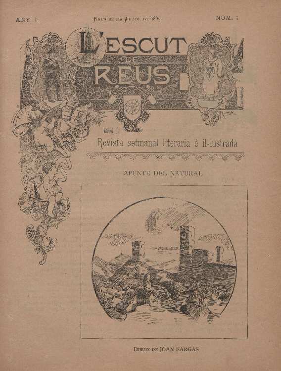L'Escut de Reus, n&uacute;m. 7, 22/7/1893 [Exemplar]