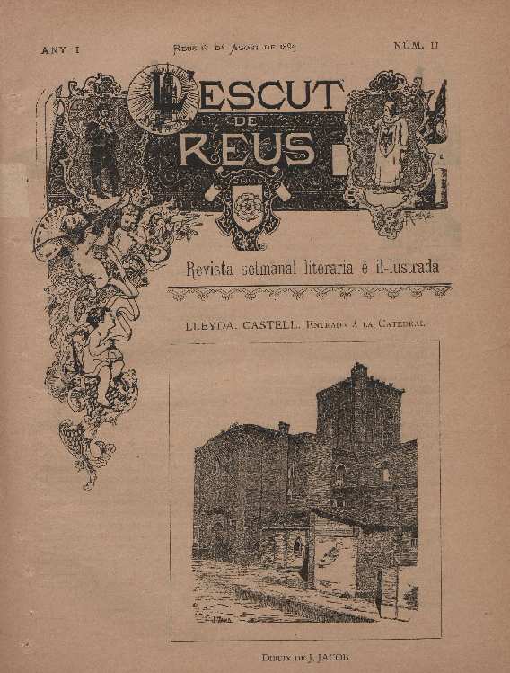 L'Escut de Reus, n&uacute;m. 11, 19/8/1893 [Exemplar]