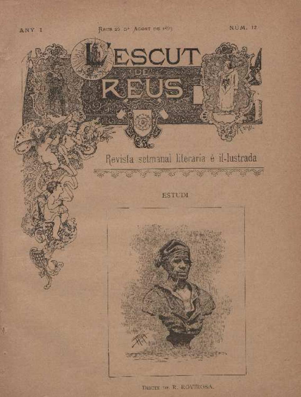 L'Escut de Reus, n&uacute;m. 12, 25/8/1893 [Exemplar]
