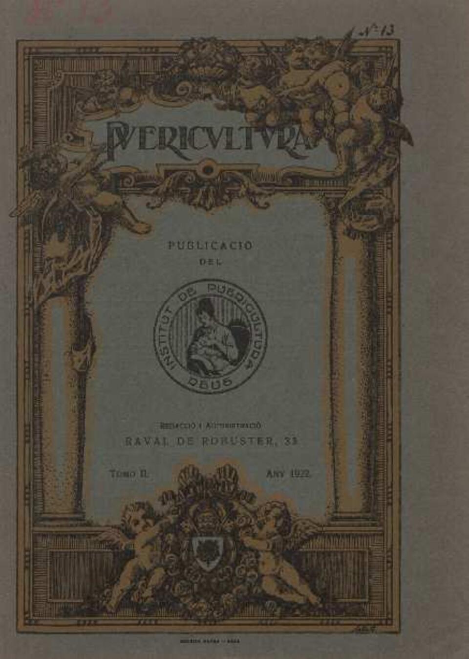 Puericultura, n&uacute;m. 13, 1/1922 [Exemplar]