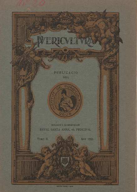 Puericultura, n&uacute;m. 20, 8/1922 [Exemplar]